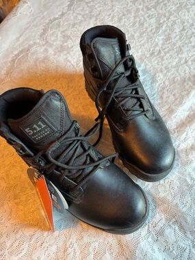 5.11 Tactical Black Men's Lace-Up Tactical Boots